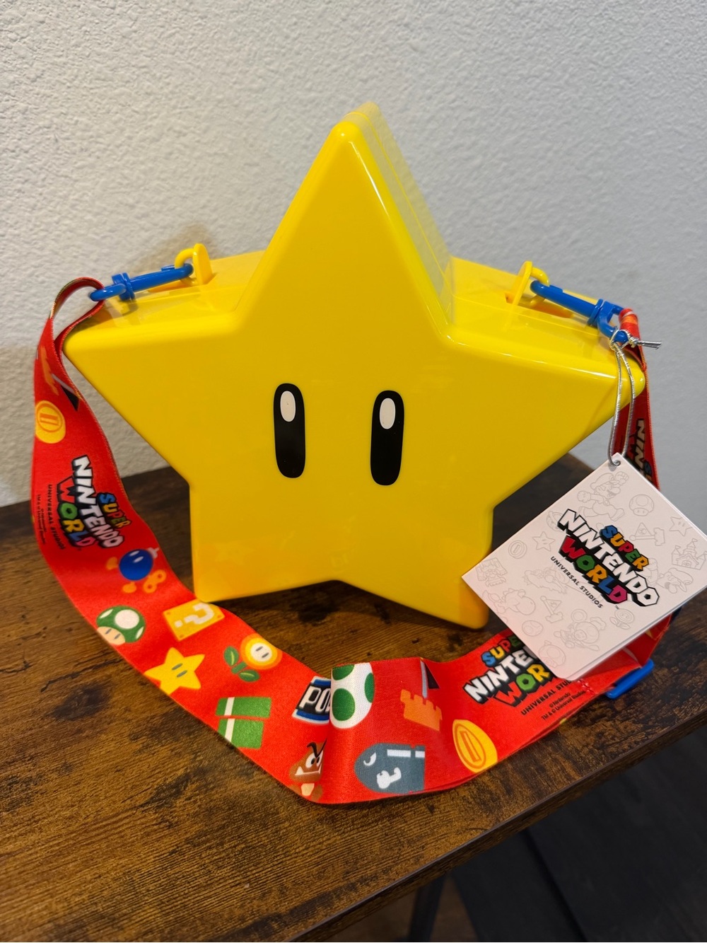 Super Nintendo World Universal Studios 
Super Mario Star Popcorn Bucket